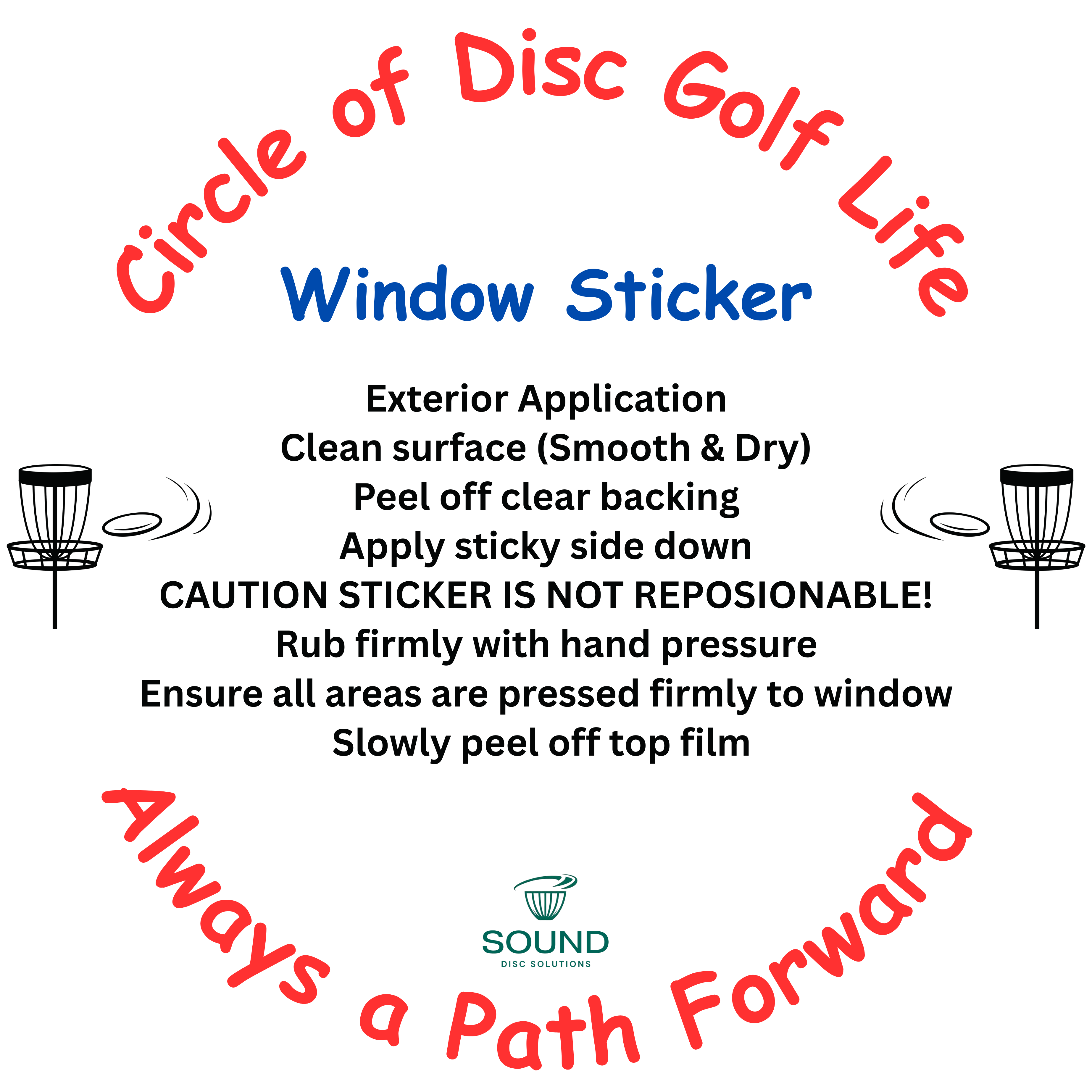 Circle of Disc Golf Life, Always a Path Forward