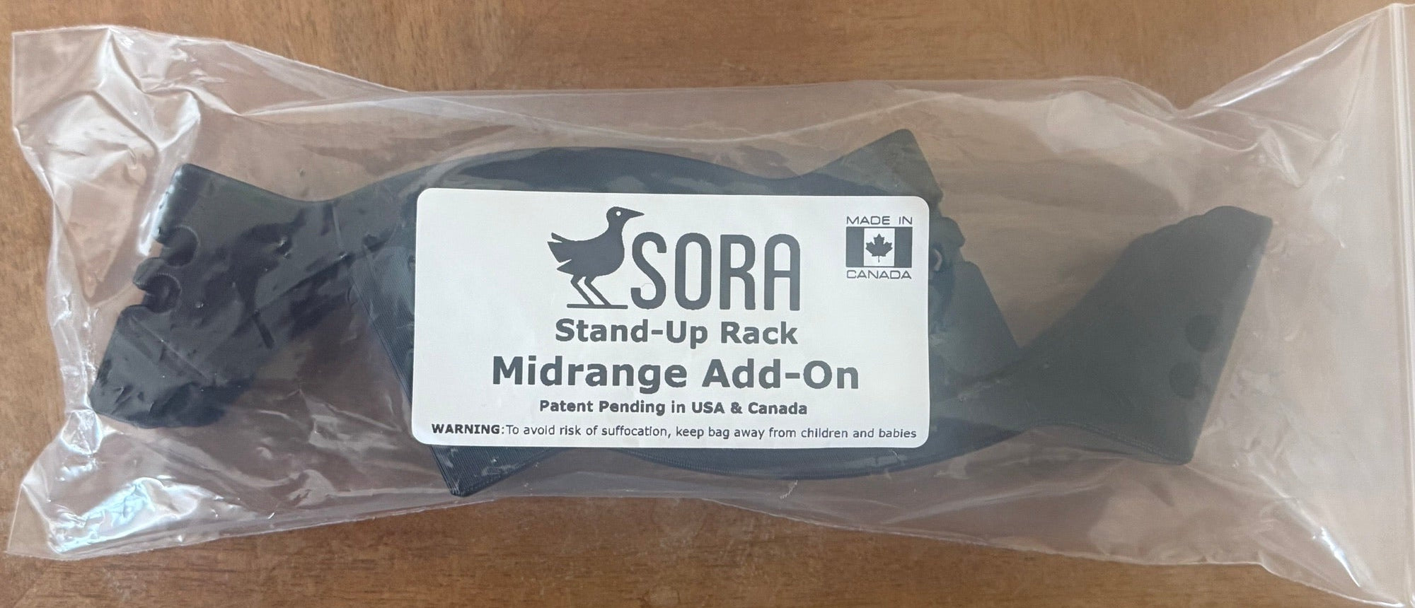 6 slot Midrange Add On Packs for the Sora Stand-Up Rack. allows customers to fully customize their Rack for their BAG!